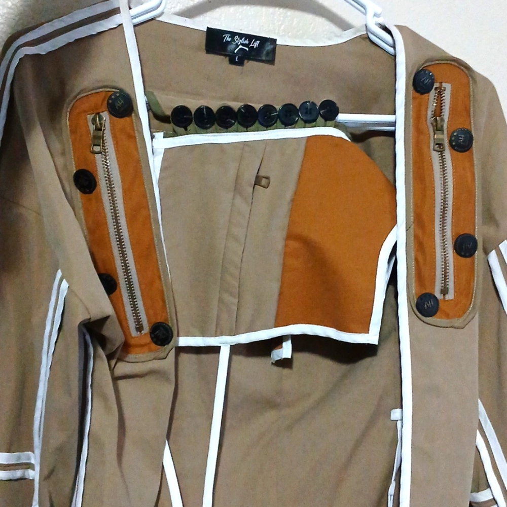 Jacket with halter top